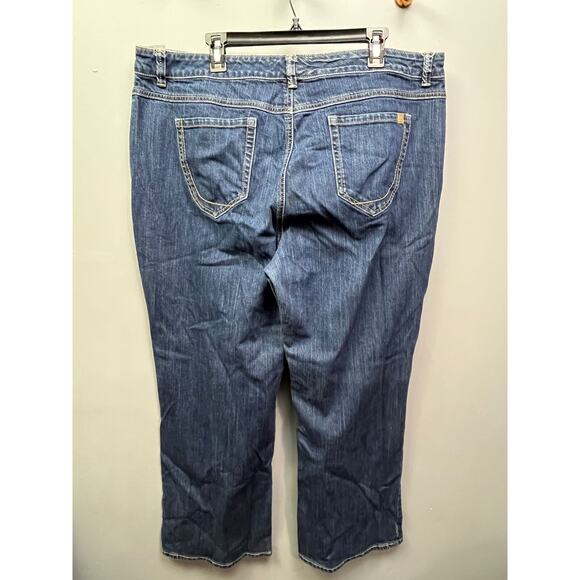 Nine West Jeans Womens plus size 22 denim straight leg - Picture 2 of 6